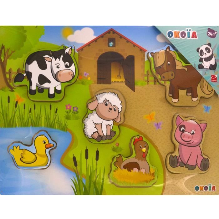 Puzzle 6 Pi ces En Bois Les Animaux De La Ferme Cdiscount Jeux Jouets puzzle-6-pi-ces-en-bois-les-animaux-de-la-ferme-cdiscount-jeux-jouets