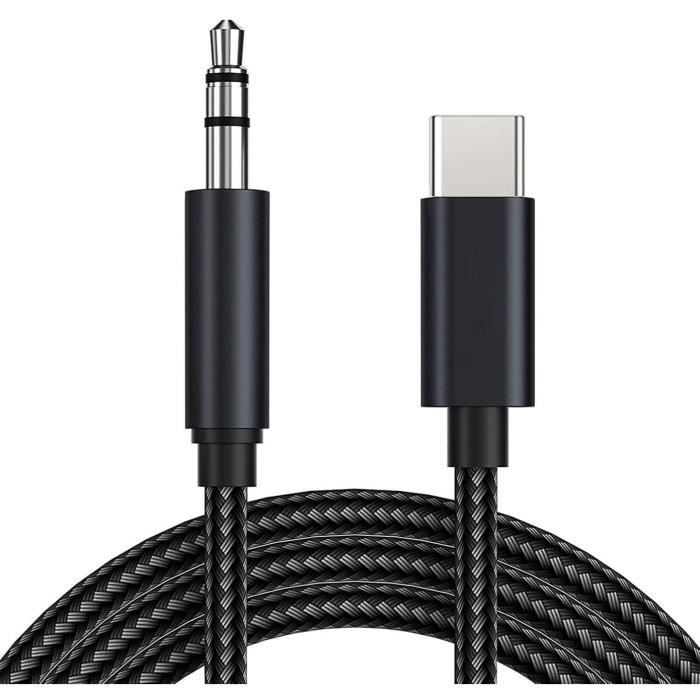 Cable Audio Voiture Casque Adaptateur Prise Jack Auxiliaire pour Xiaomi 12/12X/12 PRO/11T/11T PRO Phonillico®