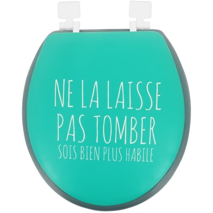 Abattant De Toilettes WC Mousse Design Humour Expression Fun