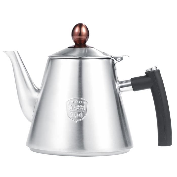 Bouilloire à Café Et à Thé Portable En Alliage D'aluminium, 0,8l/1,1l/1,2l/1 ,6l/2l/2,5l, Pour Camping En Plein Air, Pour Randonnée, Pêche, Pique-nique Et Cuisine