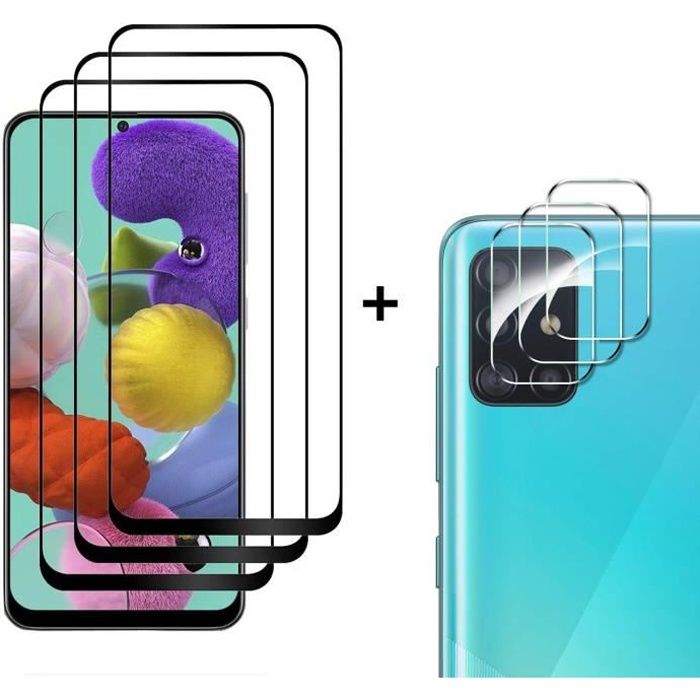 meilleur verre trempé samsung a51