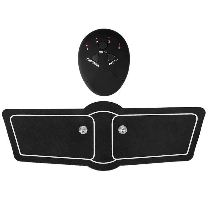 Entraîneur De Fessiers Portable - 19 Modes, Recharge USB, PU, 25,5 X 20,5 Cm, Pour Tonicité Et Renforcement