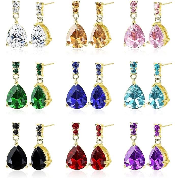 6 Paires Boucles D'Oreilles Créoles Acier Inoxydable - Hoops Anneaux 6 Tailles - Pour Femmes