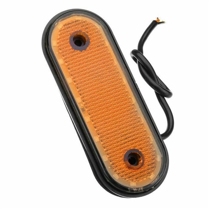 Huhpa 2 Pièces Dynamique Ambre Côté Marqueur Clignotant For