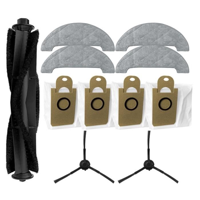 Kit Pièces Détachées Pour Aspirateur Robot Eureka J20 - 2 Brosses Latérales, 1 Brosse Principale, 2 Filtres Et 2 Sacs - 9