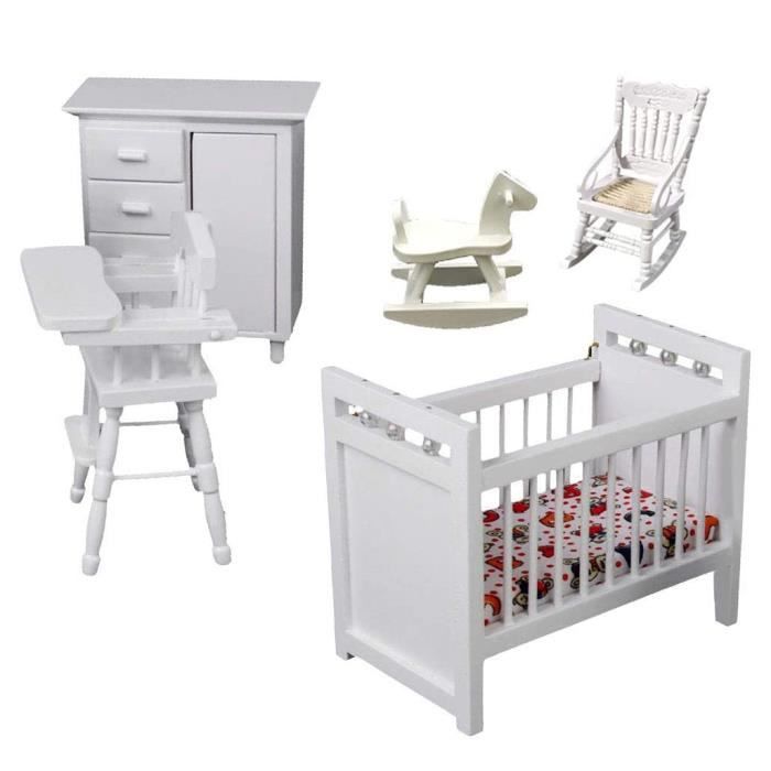 Maison De Poupée En Bois 3 étages Avec Meubles Et LED - Pour Enfants 3+, Thème Princesse