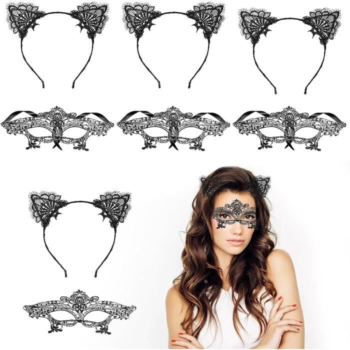 Serre-tête avec oreilles de chat, à paillettes, oreilles de chat, serre-tête à paillettes, oreilles de chat, serre-tête pour filles, serre-tête de chat, serre-tête pour enfants, femmes et filles, à
