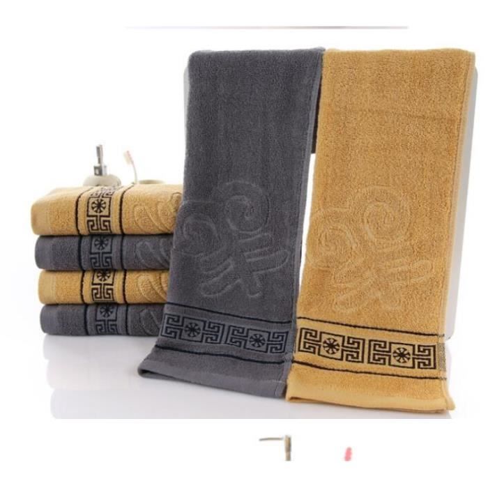 Polyte - Lot de 2 Serviettes de Bain en Microfibres - sèche Rapidement/ne Peluche Pas - Tissu