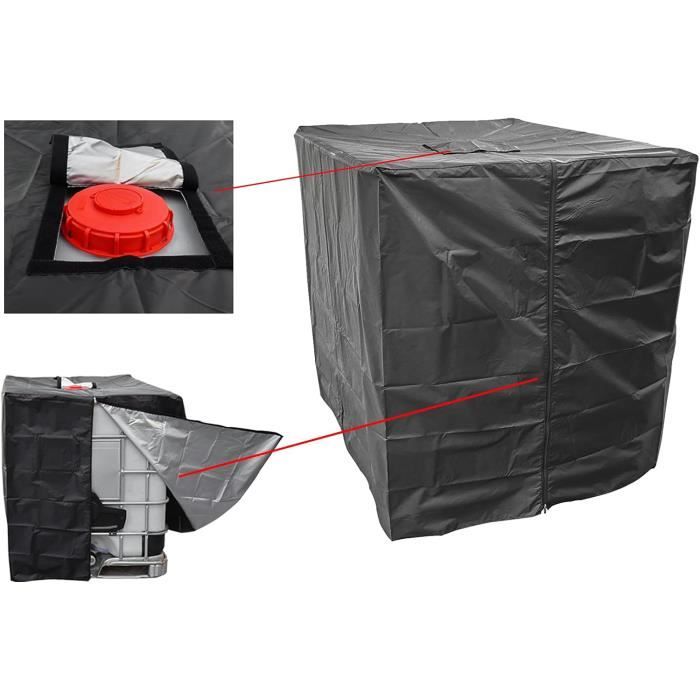 Housse de protection pour réservoir d'eau, IBC 1 000 litres, anti