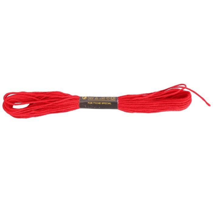 YUM fil de point de croix Fil à Broder écheveaux Couleur 150 Pièces Accessoires Croix