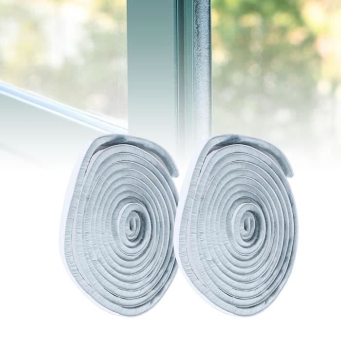 Lvguang Bande De Brosse Antibrouillée Autocollante Anti-poussière Pour Les Fenêtres Et Les Portes Mobiles (Blanc#1, 9 * 5 * 3000mm