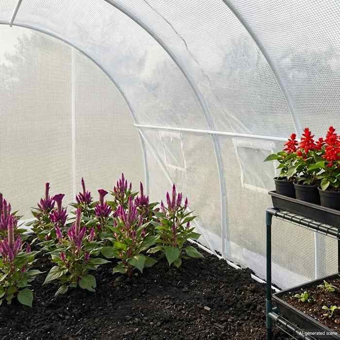 vidaXL Serre Tente Abri Plantes Serre à Fleurs Serre à