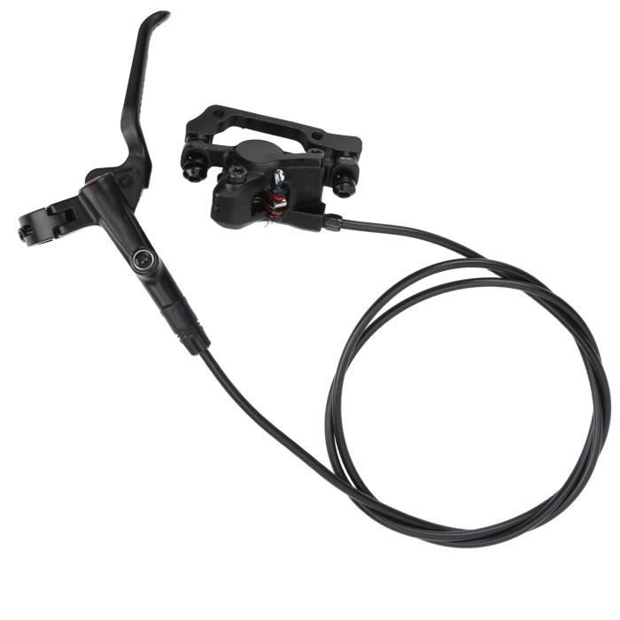 Lot De 2 Leviers De Frein De Vélo Double, En Aluminium Noir - Taille 80x130x150mm