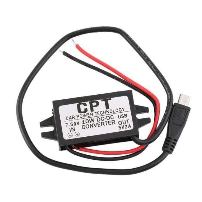 Convertisseur DC-DC 12V/24V/48V Vers 5V 1A - Module Abaisseur étanche, Pour Voiture, Projets électroniques