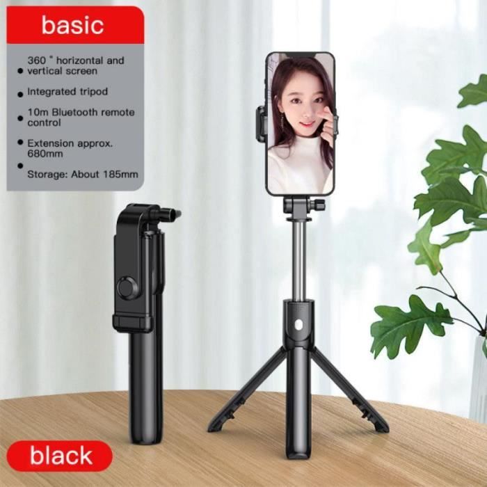 Stabilisateur Vidéo Pour Smartphone Et GoPro – Perche Selfie Trépied Avec Bluetooth