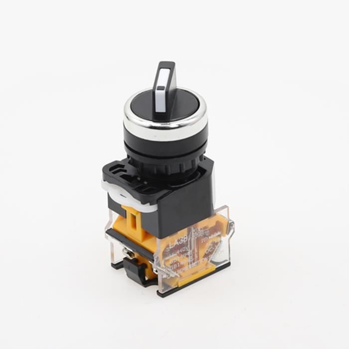 Interrupteur Rotatif à Verrouillage 22 Mm, 2 Positions, 2 NO Zb2 Be101c Noir~p138094909