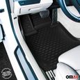 Tapis de sol pour Seat Ibiza 2017-2023 en caoutchouc TPE 3D Noir 4Pcs-1