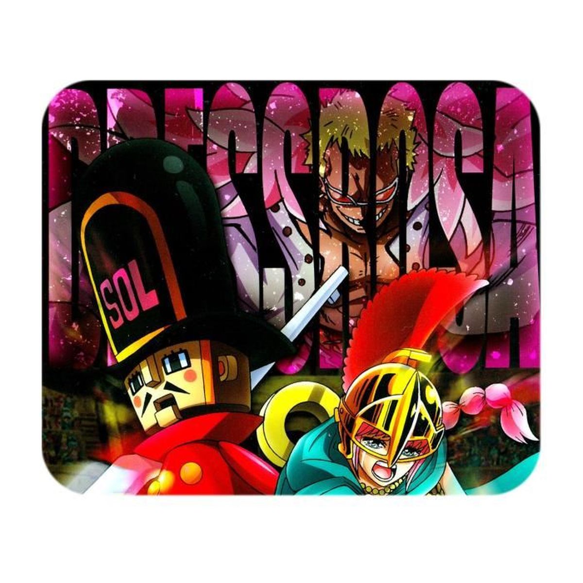 Tapis De Souris One Piece Dressrosa Arc Sol Soldats Manga Cdiscount Maison