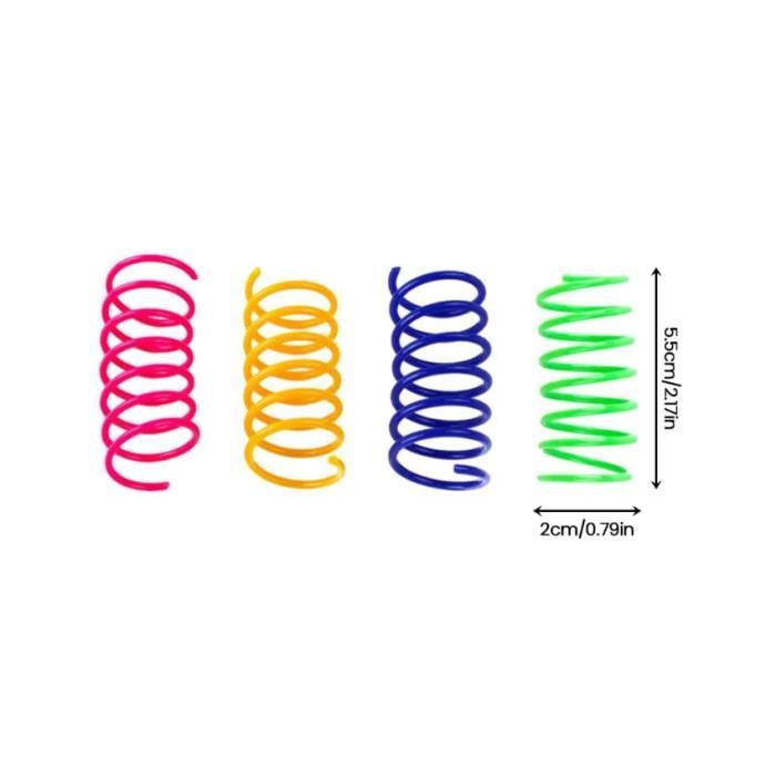 LIMEOW 2 Ressorts Magiques Arc-en-ciel – Slinky Chat Pour Enfants, Jouet Sensoriel Antidérapant Et Anti-stress, Dès 3 Ans