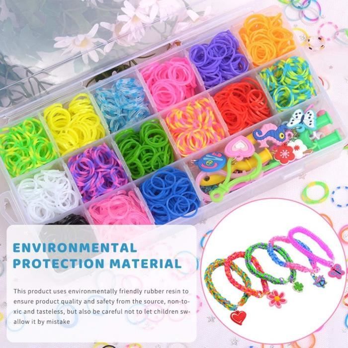 Creastic Bracelet - Kit loom pour bracelets - Creastic Bracelet - Elastiques - Kit loom Creastic Bracelet - Kit loom pour bracelets - Creastic Bracelet - Elastiques - Kit loom