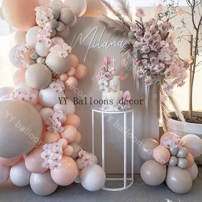 Kit Arche de Ballon Pastel, 125pcs Arc-En-Ciel Macaron Ballons Guirlande  Décorations de Fête, Anniversaire Fête Mariage Baby Shower - Cdiscount  Maison