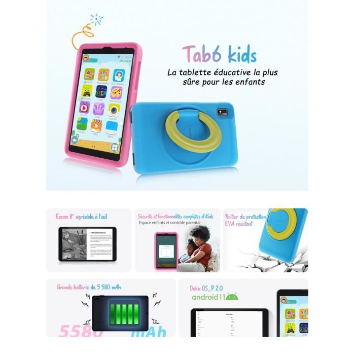106€ sur Tablette Tactile Enfant Android 11 Éducative Jeux Quad