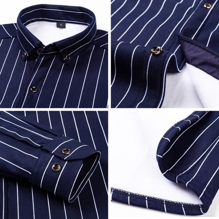 Chemise boutonnée décontractée en flanelle mélangée Calvin Klein ® LV04LD119GUB1