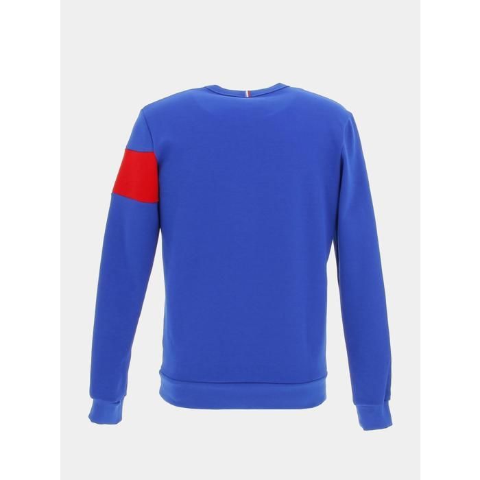 Sweat-shirt Le Coq Sportif Tri LF Crew Pour Homme - Bleu Marine En Coton - Neuf Avec étiquettes