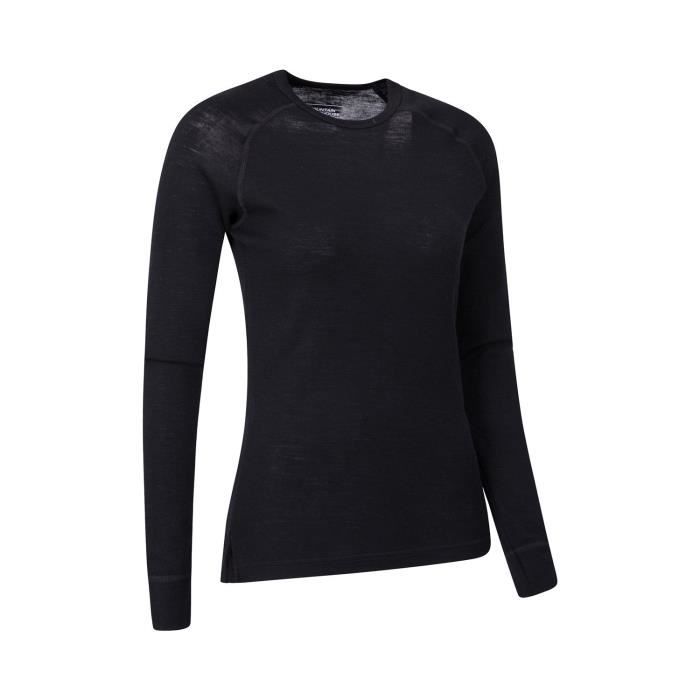 Mountain Warehouse Haut Thermique Mérinos Femme - Léger Respirant Antibactérien Vacances Hiver