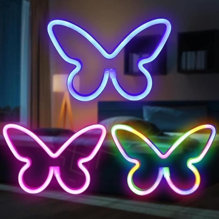 Panneau Lumineux Néon LED "Il était Une Fois" – Blanc Froid – Décoration Murale Chambre Enfant