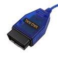 VAG-COM KKL 409.1 OBD2 câble USB Scanner outil pour Audi VW SEAT Volkswagen Vag Com automatique de KW 1281 et 1 set-2