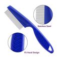 1Pc Rabbit Grooming Brush Small Pet Hair Remover Flea Comb Shampoo Bath Brush for Rabbit Hamster Guinea Pig Cleaning Tool-2