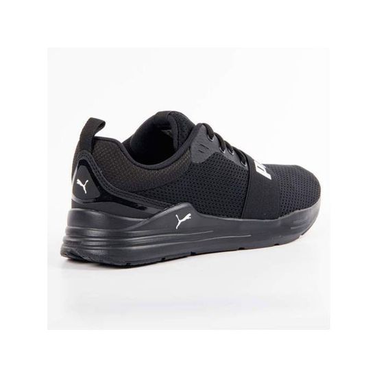 basket puma noir running