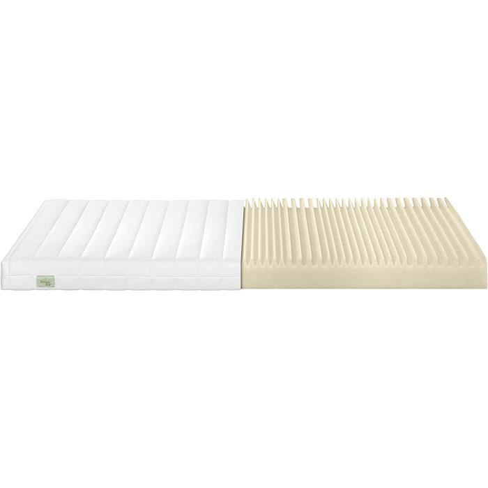 MSS E.K. Surmatelas Orthopédique En Mousse Froide 130 X 200 Cm