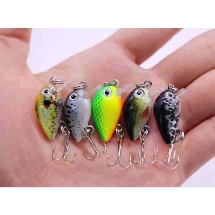 Croch Leurre Souple De Pêche Appâts, Poisson Nageur Avec Des Hameçons