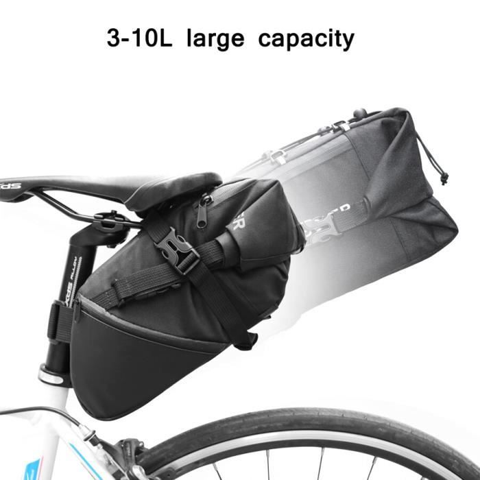 Newboler Nouveau sac de vélo imperméable à l'eau VTT Accessoires de  cyclisme de route Top Tube