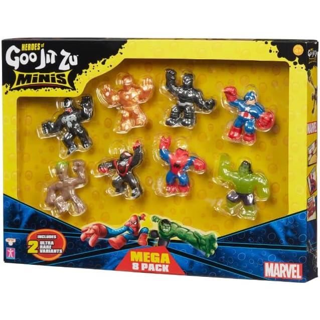 Figurines - HEROES OF GOO JIT ZU - Marvel Minis S4 - Lot de 8 ...