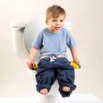 Bébé Voyage Fauteuil Pot 2 en 1 Enfants Confortable Toilette Portable Multifonction Eco-friendly Tabouret - Rose-3