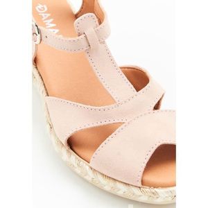 Sandales compensées en corde Cdiscount