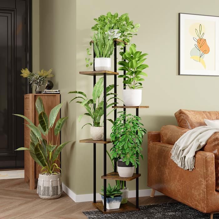 GRDNON Support Pour Plantes D'intérieur Et D'extérieur à 3 Niveaux 6
