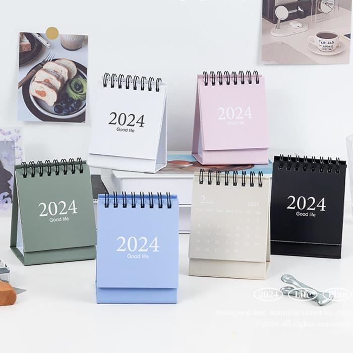 Calendrier 2024 - Gestion Du Temps - Agenda Journalier Portable D