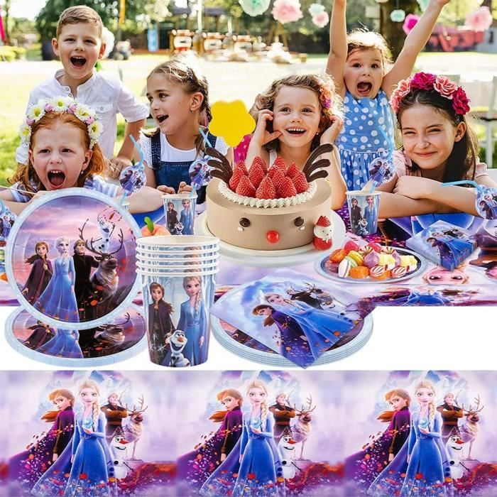 Kit Décoration Anniversaire Enfant 95 Pièces - Drapeau, Ballons, Nappe, Assiettes... - 13