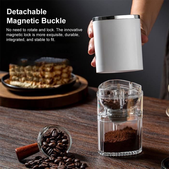 Moulin à Café Électrique Duronic BG200 200W – 35 Réglages De Mouture, 200g, Acier Inoxydable – Café Frais Parfait