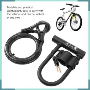 Nean Antivol U 12 Mm – 207 X 138 Mm – Avec Support Cadre Et 2 Clés – Protection Pour Vélo Et Scooter