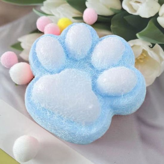 SSKHE Lot De 2 Squishy Patte De Chat Kawaii - Jouet Anti-Stress Silicone Souple Ultra Mignon Jouet Anti-stress Chat