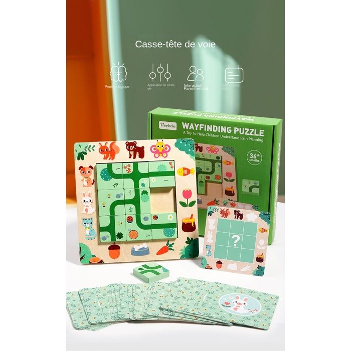 Cube Labyrinthe 3D à Bille – Casse-tête éducatif Pour Stimuler La Concentration (6,9 Cm, ABS)
