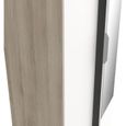 Armoire GHOST - Décor chêne kronberg et blanc mat - 2 Portes + 1 miroir - L.79,4 x P.51,1 x H. 203 cm - DEMEYERE-5