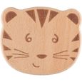 BEBECONFORT Coffret Cadeau D'eveil Jouet En Bois :Jouet A Rouler Lion +  Hochet Grelot Tigre + Hochet Gling-Gling - Hippo-5