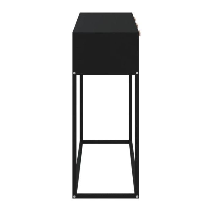Table Console Sonoma Gris – Meuble D'Entrée Avec Pieds Réglables Et Rangement – Style Industriel 75x30,5x75 Cm