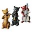 3x Sculptures De Chat Statue Creatif En Resine Artisanat Moderne Cadeau Fantastique Ornement Pour Chanbre Hotel Magideal Cdiscount Jardin